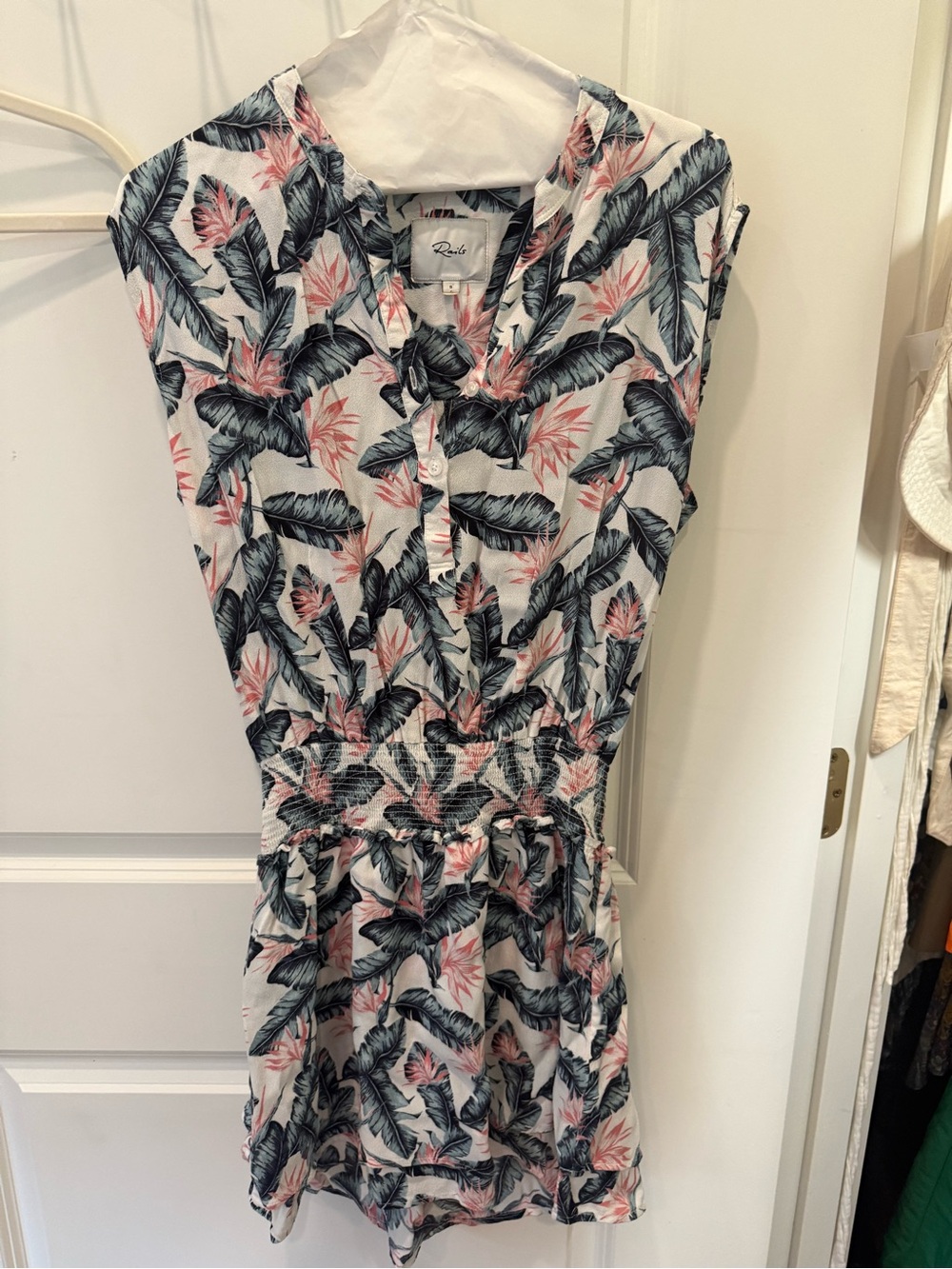 Rails Tropico Pattern Cover-up/Romper | Size: S